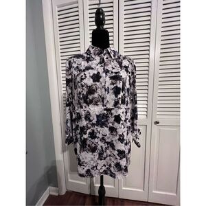 Simply Vera Vera Wang long sleeve blouse tunic size L